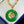 Load image into Gallery viewer, 18K Gold Green Quartz Star Man In The Moon Pendant - Boylerpf
