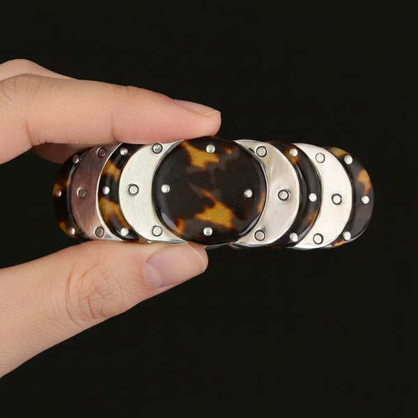 William Spratling Taxco Sterling Silver Shell Belt Buckle