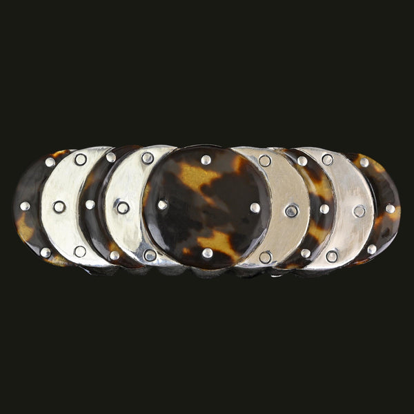 William Spratling Taxco Sterling Silver Shell Belt Buckle