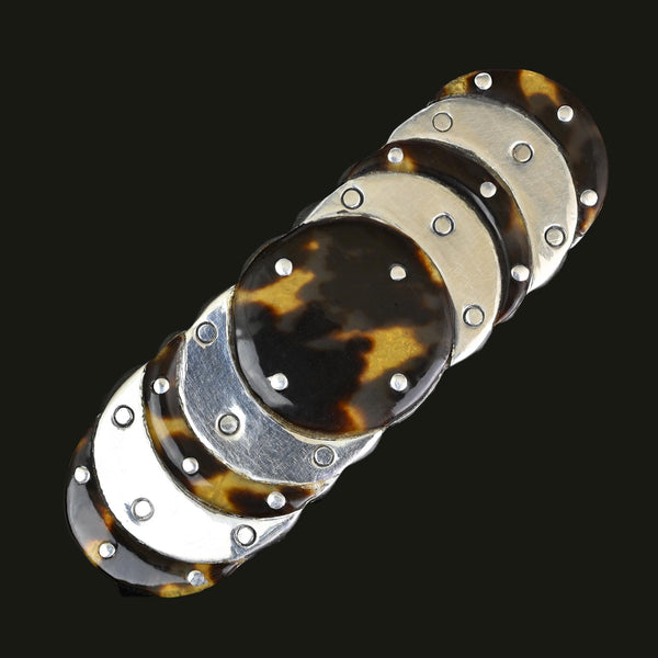William Spratling Taxco Sterling Silver Shell Belt Buckle