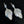 Load image into Gallery viewer, Vintage Russian Niello Silver Chandelier Earrings 875 Hallmark - Boylerpf

