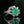 Load image into Gallery viewer, Art Deco 14K White Gold Diamond Emerald Ring - Boylerpf
