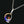 Load image into Gallery viewer, Sterling Silver Moon Pendant with Amber &amp; Titanium
