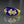 Load image into Gallery viewer, Vintage 18K Gold Diamond Fleur De Lis Enamel Dome Ring - Boylerpf
