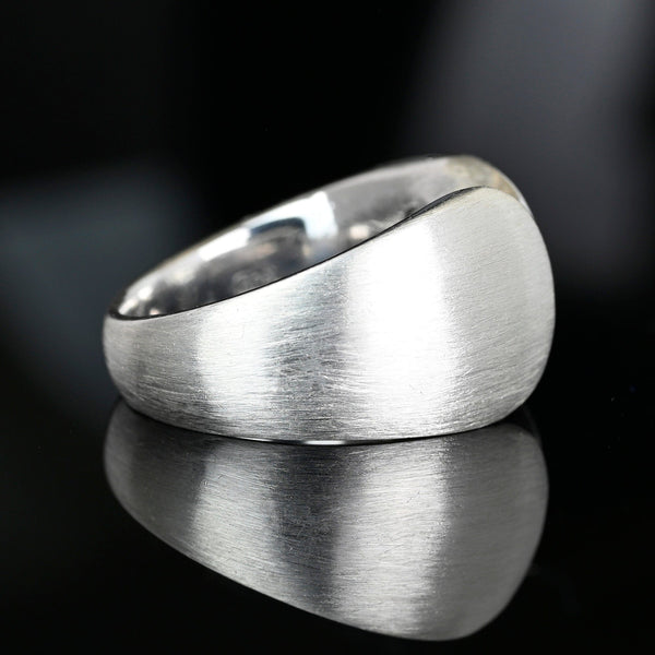 Vintage Georg Jensen Sterling Silver Modernist Wide Ring - Boylerpf
