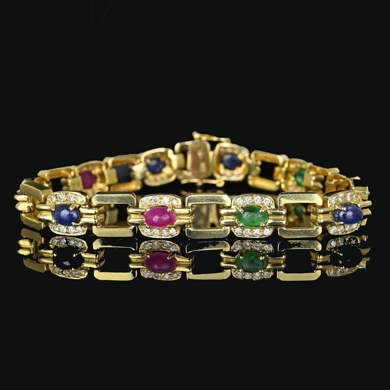Bracelet Vintage Style Antique – Matière émail, Couleur Doré, Occasion