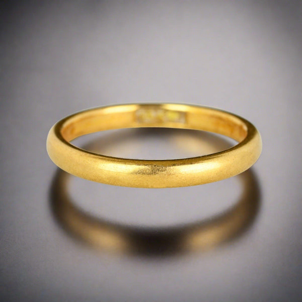 Superb Vintage 14K Gold Eternity Wedding Ring Band - Boylerpf