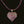 Load image into Gallery viewer, Rhodolite Garnet Heart Pendant Necklace 10K Gold Vermeil
