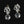 Load image into Gallery viewer, Art Deco 9K Gold Silver Pools of Light Rock Crystal Earrings - Boylerpf
