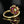 Load image into Gallery viewer, Antique Gold Ruby Halo Cluster Opal Ring - Boylerpf
