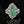 Load image into Gallery viewer, Arts &amp; Crafts Silver Rose Motif Green Chrysoprase Ring - Boylerpf
