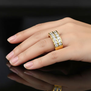 14K Gold Half Eternity 1.25 Carat Diamond Ring Band - Boylerpf