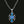 Load image into Gallery viewer, Australian Blue Opal Floral Pendant, Sterling Silver Necklace
