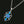Load image into Gallery viewer, Australian Blue Opal Floral Pendant, Sterling Silver Necklace
