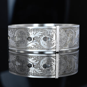 Antique Charles Horner Sterling Silver Buckle Bangle – Chester Hallmarked - Boylerpf