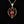 Load image into Gallery viewer, Vintage Art Deco Gold Carnelian Cabochon Pendant Necklace - Boylerpf
