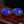 Load image into Gallery viewer, Vintage Blue Chalcedony Scarab Clip On Earrings - Boylerpf
