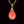 Load image into Gallery viewer, 14K Gold Natural Salmon Coral Teardrop Pendant Necklace - Boylerpf
