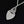 Load image into Gallery viewer, Antique Art Nouveau Silver Blue Enamel Heart Pendant Necklace - Boylerpf
