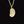 Load image into Gallery viewer, Vintage Rutilated Quartz 9K Gold Lucky Bean Necklace
