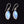 Load image into Gallery viewer, Vintage Art Deco Style Silver Moonstone Drop Earrings - Boylerpf
