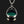 Load image into Gallery viewer, Vintage Large Silver Malachite Onyx Spinner Fob Charm Necklace - Boylerpf
