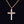 Load image into Gallery viewer, 14K Gold Cultured Pearl Cross Charm Pendant Necklace - Boylerpf
