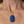 Load image into Gallery viewer, Vintage 14K Gold Carved Lapis Lazuli Flower Pendant Necklace - Boylerpf
