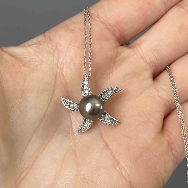 Solid Silver Starfish Necklace | Citrus Reef
