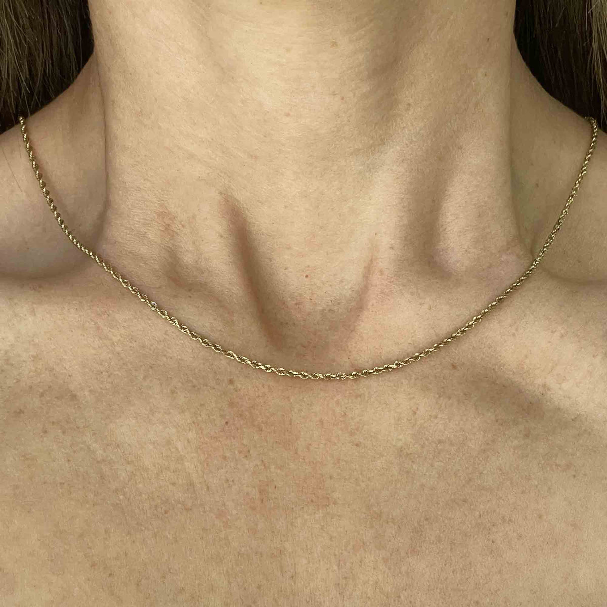 Vintage French Twist Rope Chain in 14K Gold – Boylerpf