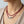 Load image into Gallery viewer, Long Garnet Bead Necklace Sterling Diamond Infinity Clasp
