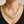 Load image into Gallery viewer, 22K Gold Sterling Silver Geometric Statement Necklace
