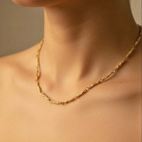 Vintage 18K Gold Convertible Necklace, Bracelet & Chain