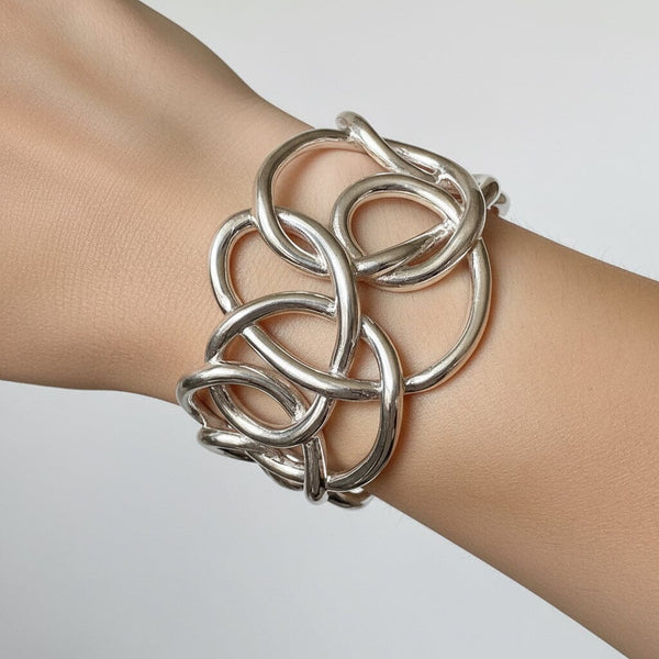 Angela Cummings Sterling Silver Knot Cuff Bracelet