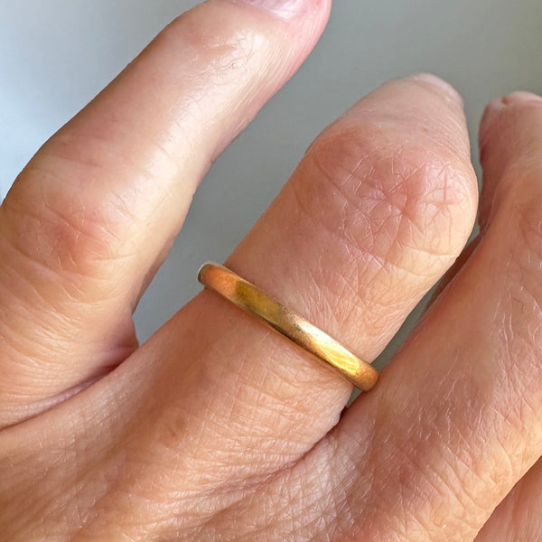 Superb Vintage 14K Gold Eternity Wedding Ring Band - Boylerpf