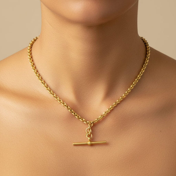 Antique Thomas Hopwood Double Albert Pocket Watch Chain Necklace