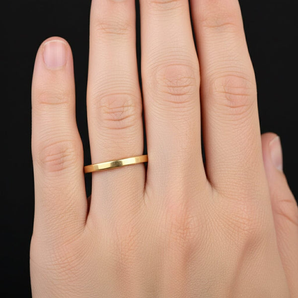 Vintage 14K Gold Stacking Wedding Ring Band