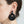Load image into Gallery viewer, Antique Victorian Carved Hoop Whitby Jet Earrings - Boylerpf
