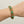 Load image into Gallery viewer, Vintage Sterling Silver Gold Vermeil Aventurine Bracelet - Boylerpf
