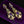 Load image into Gallery viewer, Antique Austro Hungarian Amethyst Emerald Pearl Earrings
