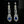 Load image into Gallery viewer, Art Deco Platinum Ceylon Sapphire and Diamond Earrings - Boylerpf
