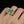 Load image into Gallery viewer, Heavy 14K Gold Ruby Accent Threee Row Opal Ring - Boylerpf
