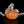 Load image into Gallery viewer, Vintage Orange Jade Pumpkin Charm Sterling Silver Pendant
