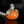 Load image into Gallery viewer, Vintage Orange Jade Pumpkin Charm Sterling Silver Pendant
