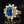 Load image into Gallery viewer, Vintage 14K Gold Double Halo Diamond Sapphire Ring - Boylerpf
