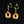 Load image into Gallery viewer, Antique Etruscan Sphere Ball Cutout Drop Earrings - Boylerpf
