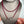 Load and play video in Gallery viewer, Long Garnet Bead Necklace Sterling Diamond Infinity Clasp
