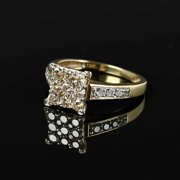 Checkerboard 1 CTW Champagne Diamond Ring ON HOLD - Boylerpf