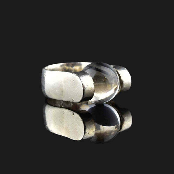 ON HOLD Sterling Silver Pools of Light Spinner Ring - Boylerpf