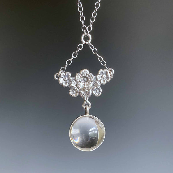 Pools of Light Sterling Silver Rock Crystal Necklace – Boylerpf